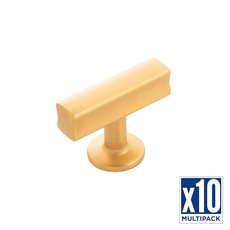 Hickory Hardware T-Knob 1-15/16 Inch X 15/16 Inch, 10PK H077878BGB-10B